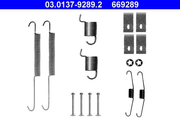 ATE 03.0137-9289.2 - Zubehörsatz, Bremsbacken