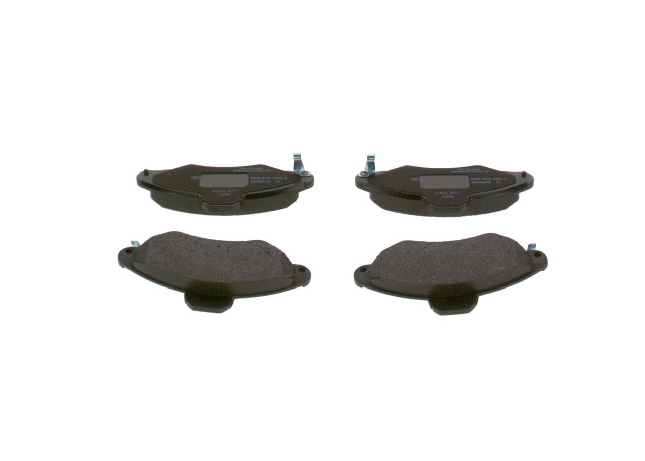 BOSCH 0 986 424 644 - Bremsbelagsatz, Scheibenbremse