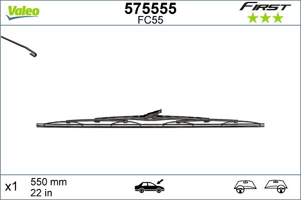 VALEO 575555 - Wischblatt