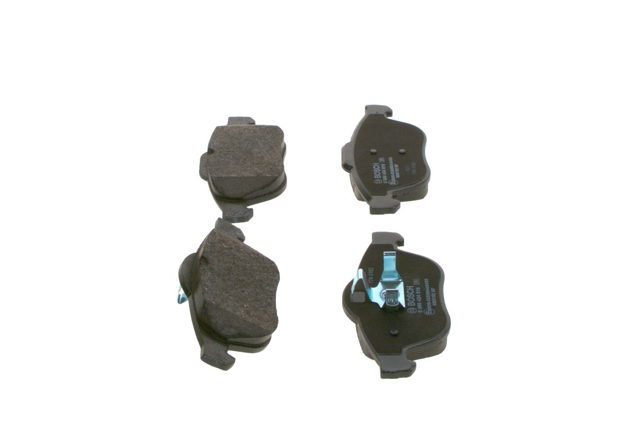 BOSCH 0 986 424 616 - Bremsbelagsatz, Scheibenbremse