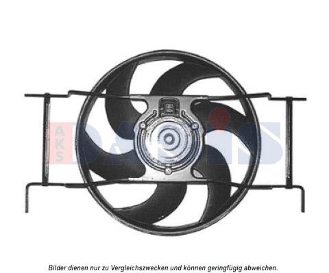 AKS DASIS 068049N - Lüfter, Motorkühlung