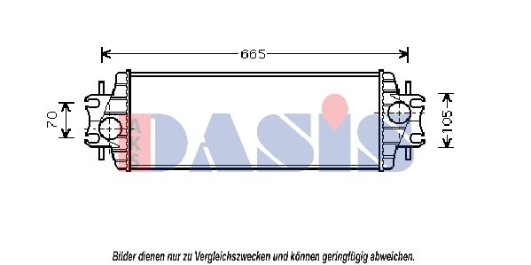 AKS DASIS 157015N - Ladeluftkühler