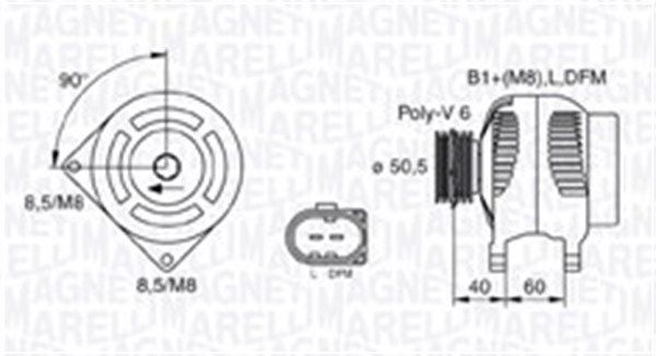 MAGNETI MARELLI 063731542010 - Generator