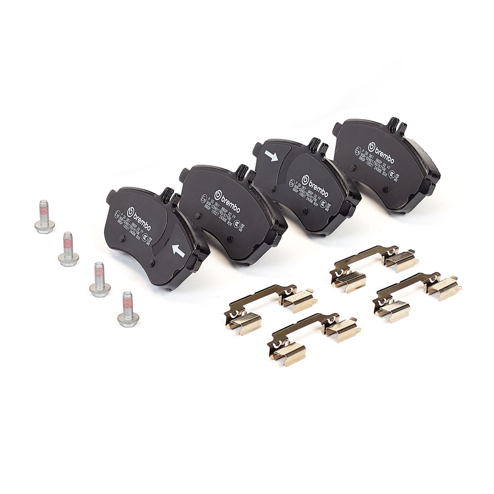 BREMBO P 50 067 - Bremsbelagsatz, Scheibenbremse