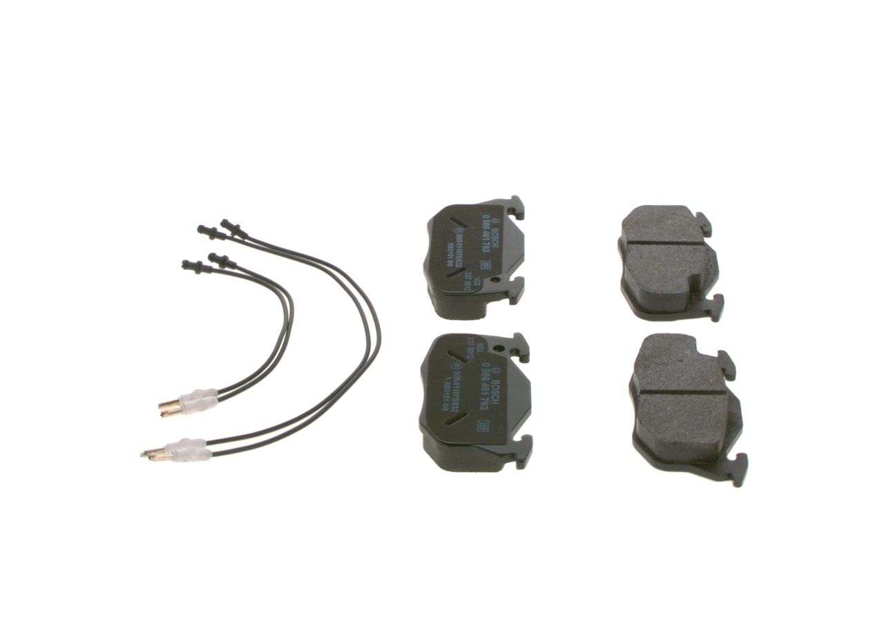 BOSCH 0 986 461 763 - Bremsbelagsatz, Scheibenbremse