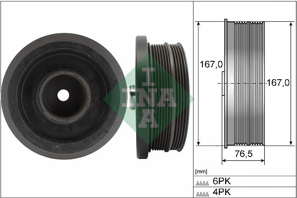 Schaeffler INA 544 0082 10 - Riemenscheibe, Kurbelwelle