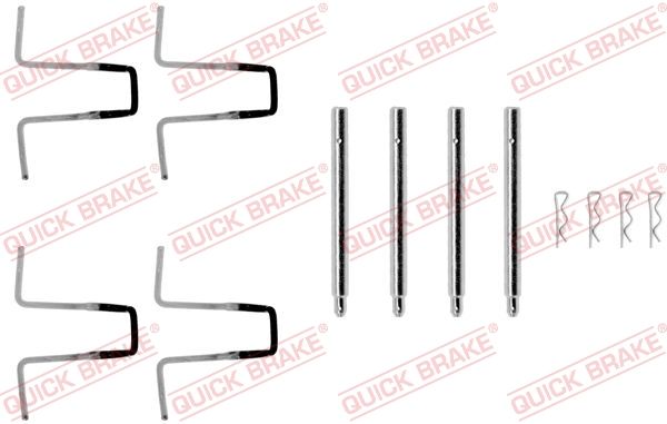 QUICK BRAKE 109-0977 - Zubehörsatz, Scheibenbremsbelag