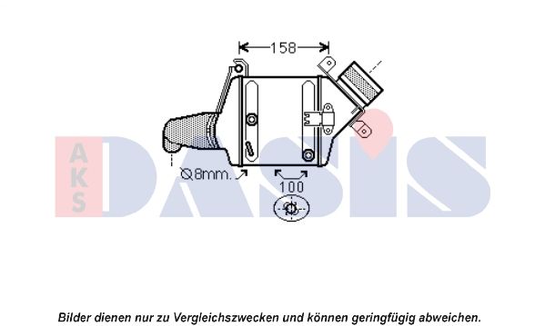 AKS DASIS 057016N - Ladeluftkühler