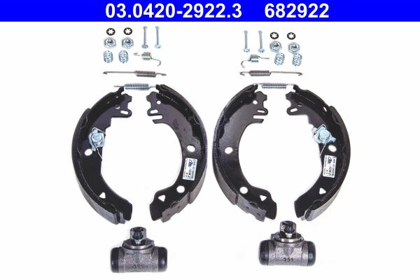 ATE 03.0420-2922.3 - Bremsbackensatz