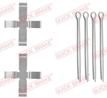 QUICK BRAKE 109-0949 - Zubehörsatz, Scheibenbremsbelag