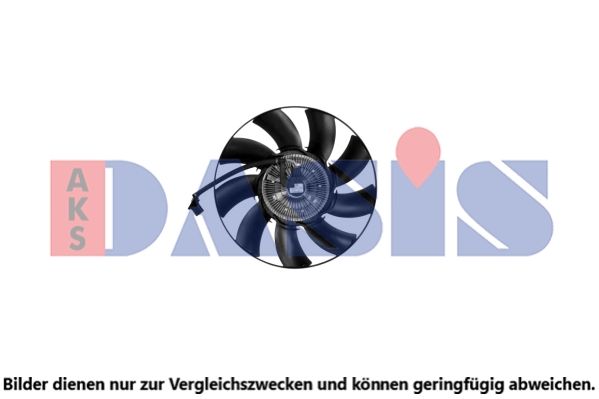 AKS DASIS 028008N - Lüfter, Motorkühlung