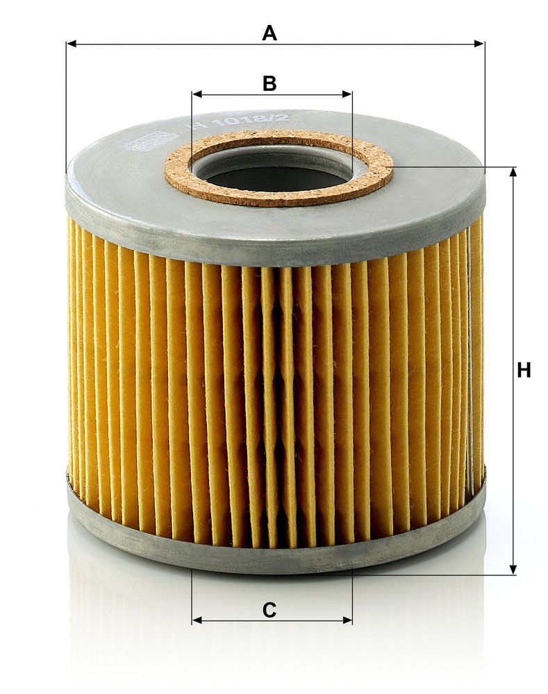 MANN-FILTER H 1018/2 n - Ölfilter