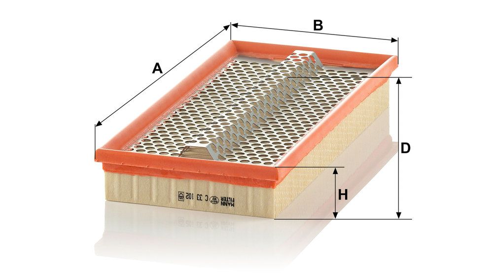 MANN-FILTER C 33 102 - Luftfilter