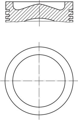 MAHLE 004 67 00 - Kolben