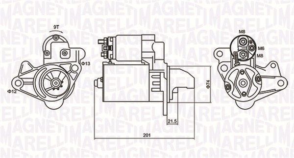 MAGNETI MARELLI 063721254010 - Starter