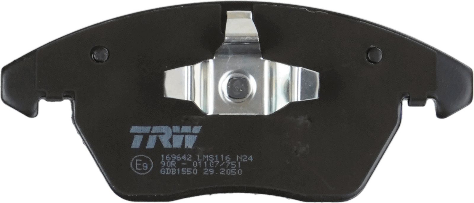 TRW GDB1550 - Bremsbelagsatz, Scheibenbremse