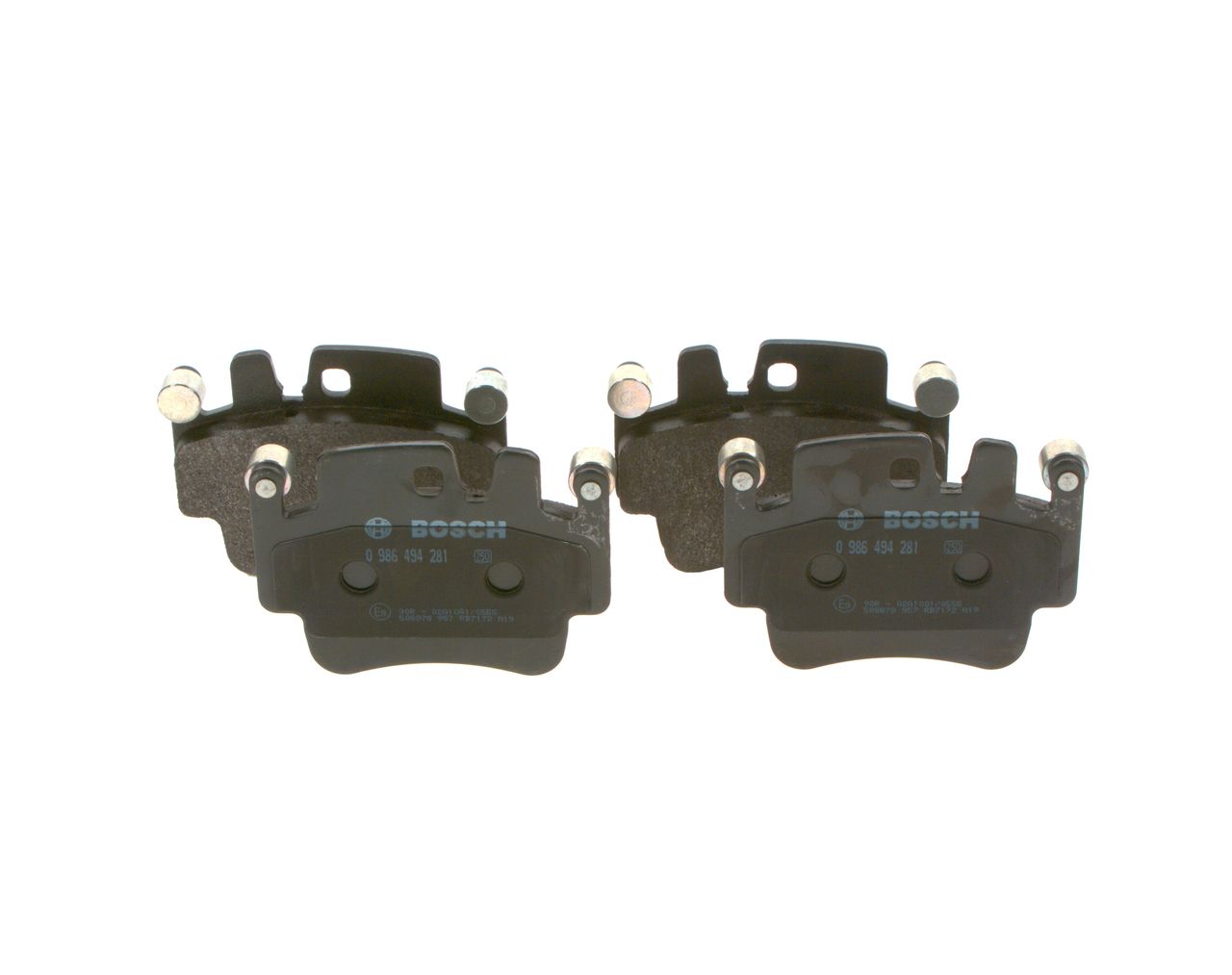 BOSCH 0 986 494 281 - Bremsbelagsatz, Scheibenbremse