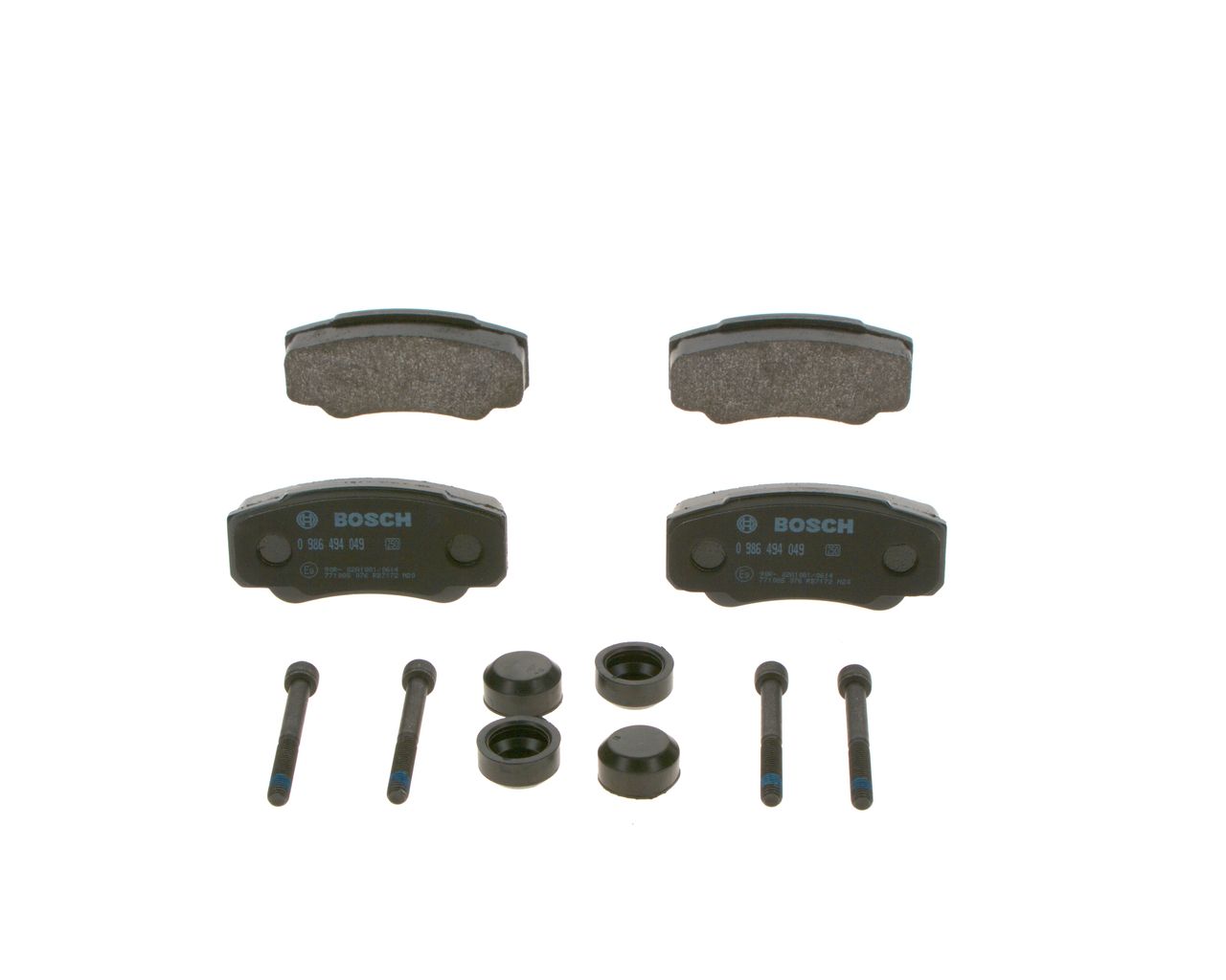 BOSCH 0 986 494 049 - Bremsbelagsatz, Scheibenbremse