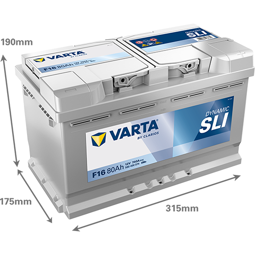 VARTA 580400074K262 - Starterbatterie