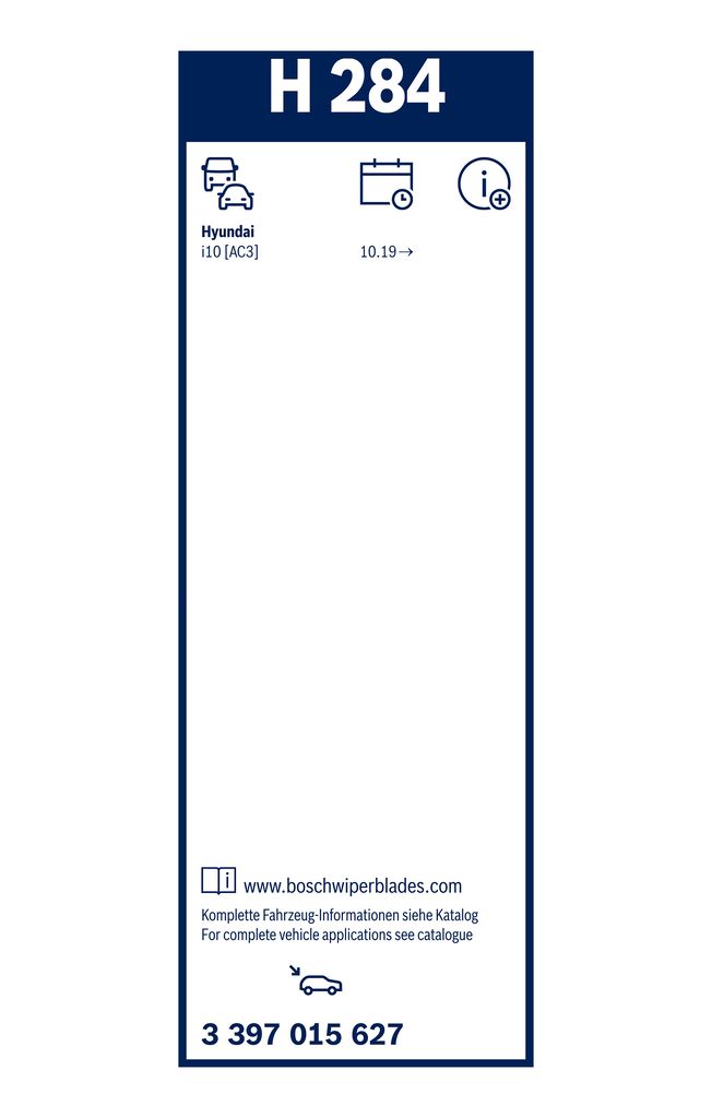BOSCH 3 397 015 627 - Wischblatt