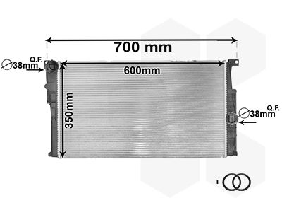 VAN WEZEL 06002446 - Kühler, Motorkühlung