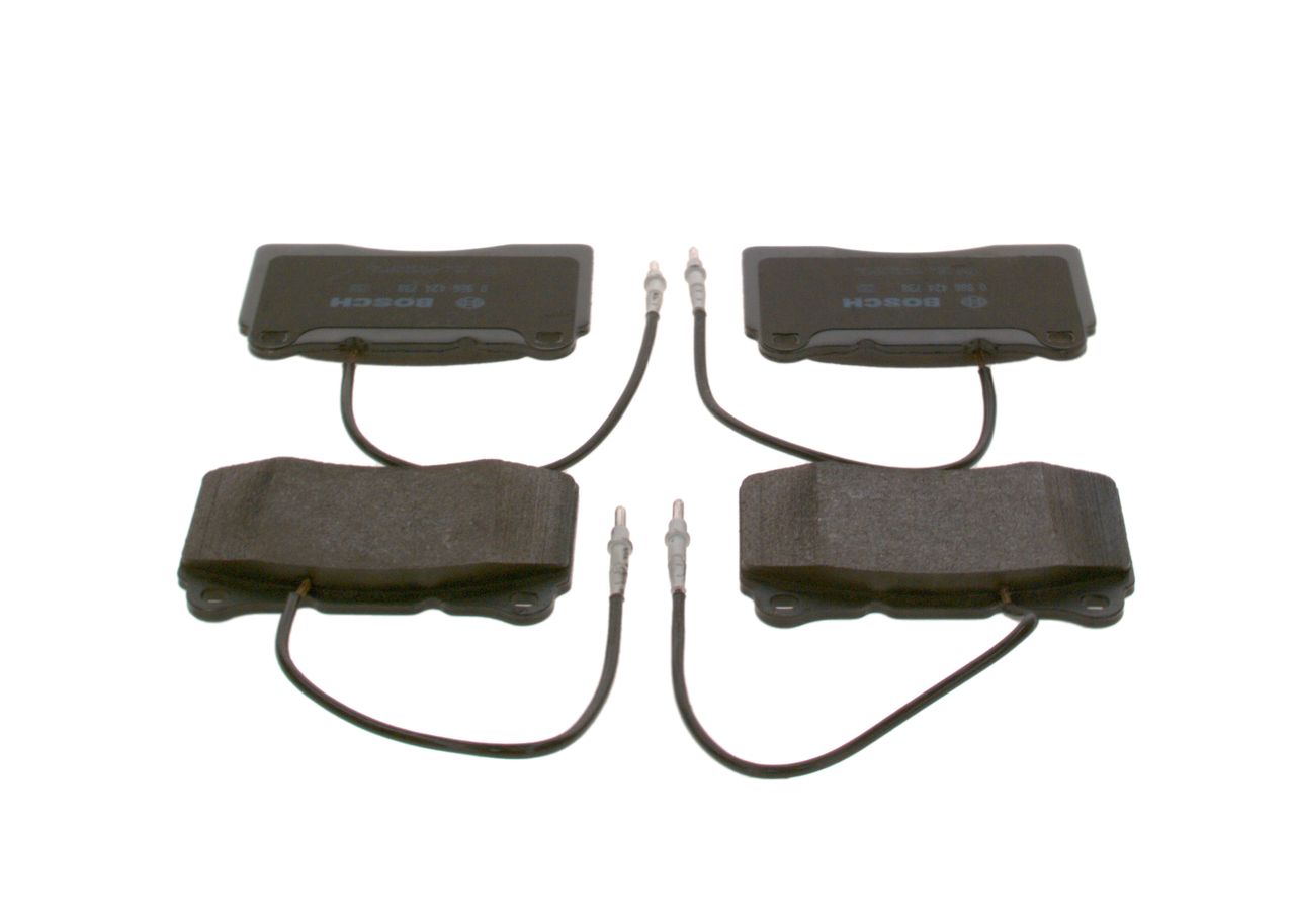 BOSCH 0 986 424 738 - Bremsbelagsatz, Scheibenbremse