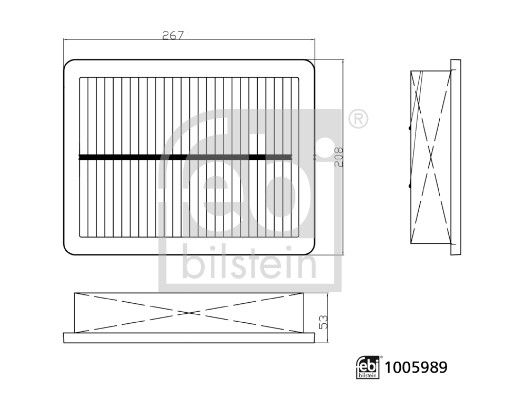 FEBI BILSTEIN 1005989 - Luftfilter