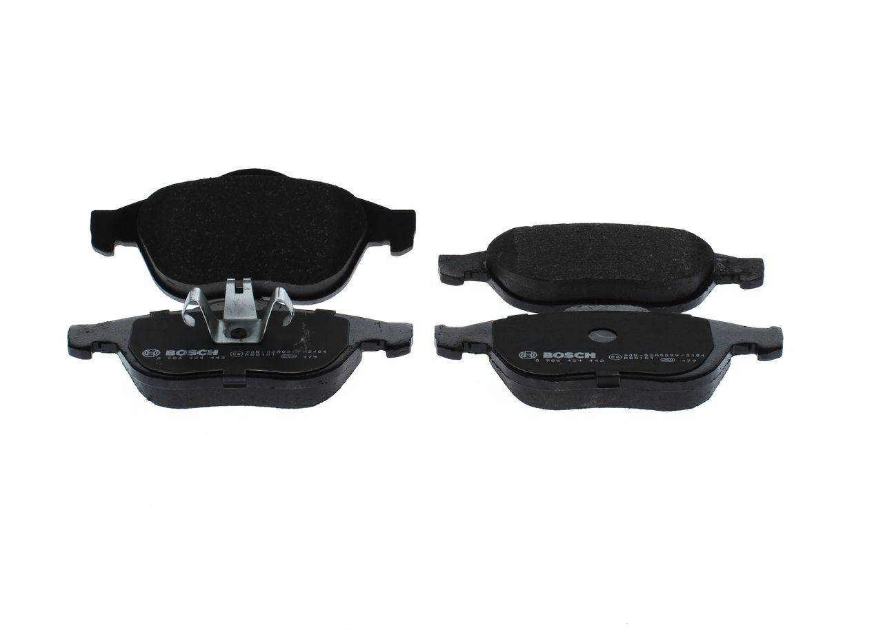 BOSCH 0 986 424 443 - Bremsbelagsatz, Scheibenbremse