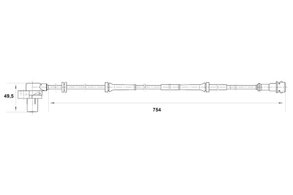 BOSCH 0 265 006 294 - Sensor, Raddrehzahl