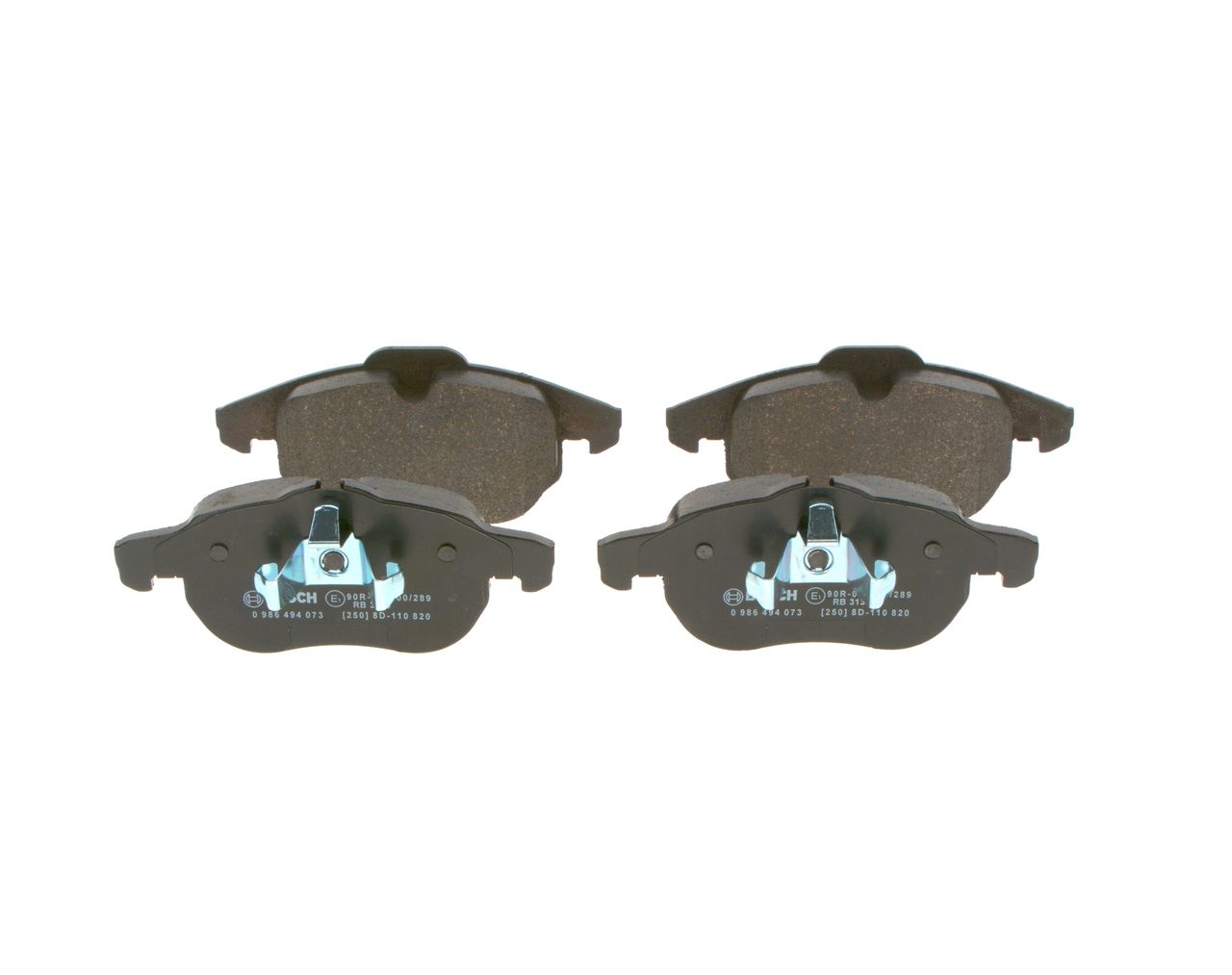 BOSCH 0 986 494 073 - Bremsbelagsatz, Scheibenbremse