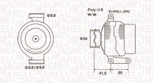 MAGNETI MARELLI 063731856010 - Generator