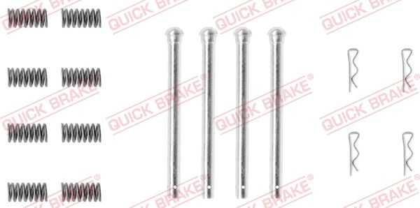 QUICK BRAKE 109-0970 - Zubehörsatz, Scheibenbremsbelag