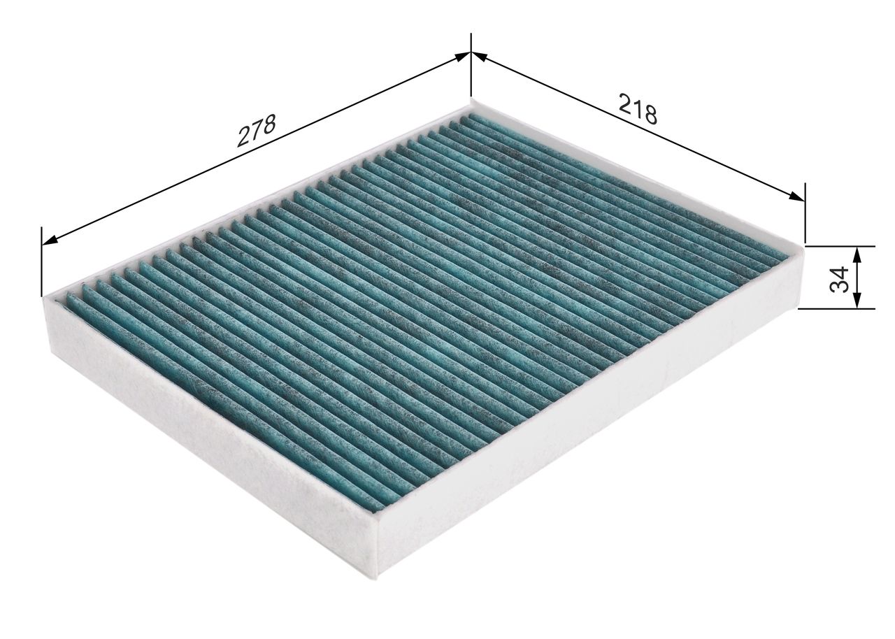 BOSCH 0 986 628 517 - Filter, Innenraumluft
