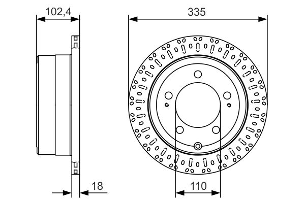 BOSCH 0 986 479 A61 - Bremsscheibe