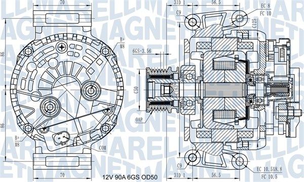 MAGNETI MARELLI 063731439210 - Generator