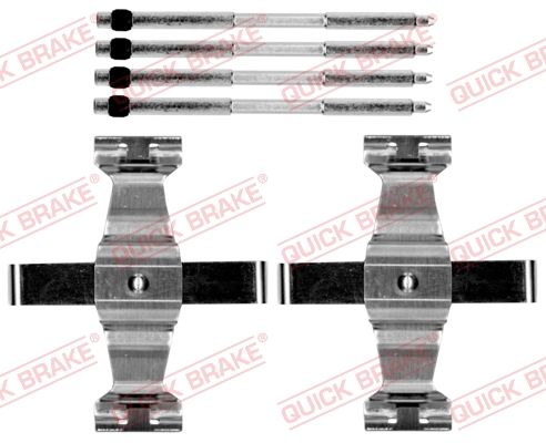 QUICK BRAKE 109-0109 - Zubehörsatz, Scheibenbremsbelag