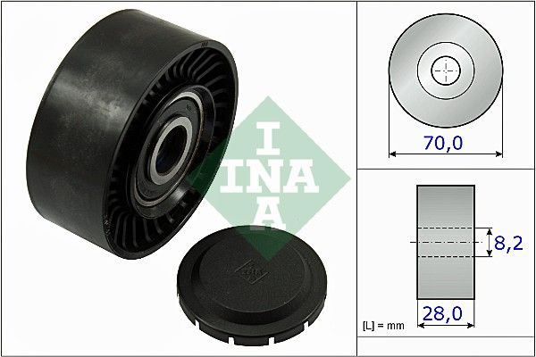 Schaeffler INA 532 0468 10 - Umlenk-/Führungsrolle, Keilrippenriemen