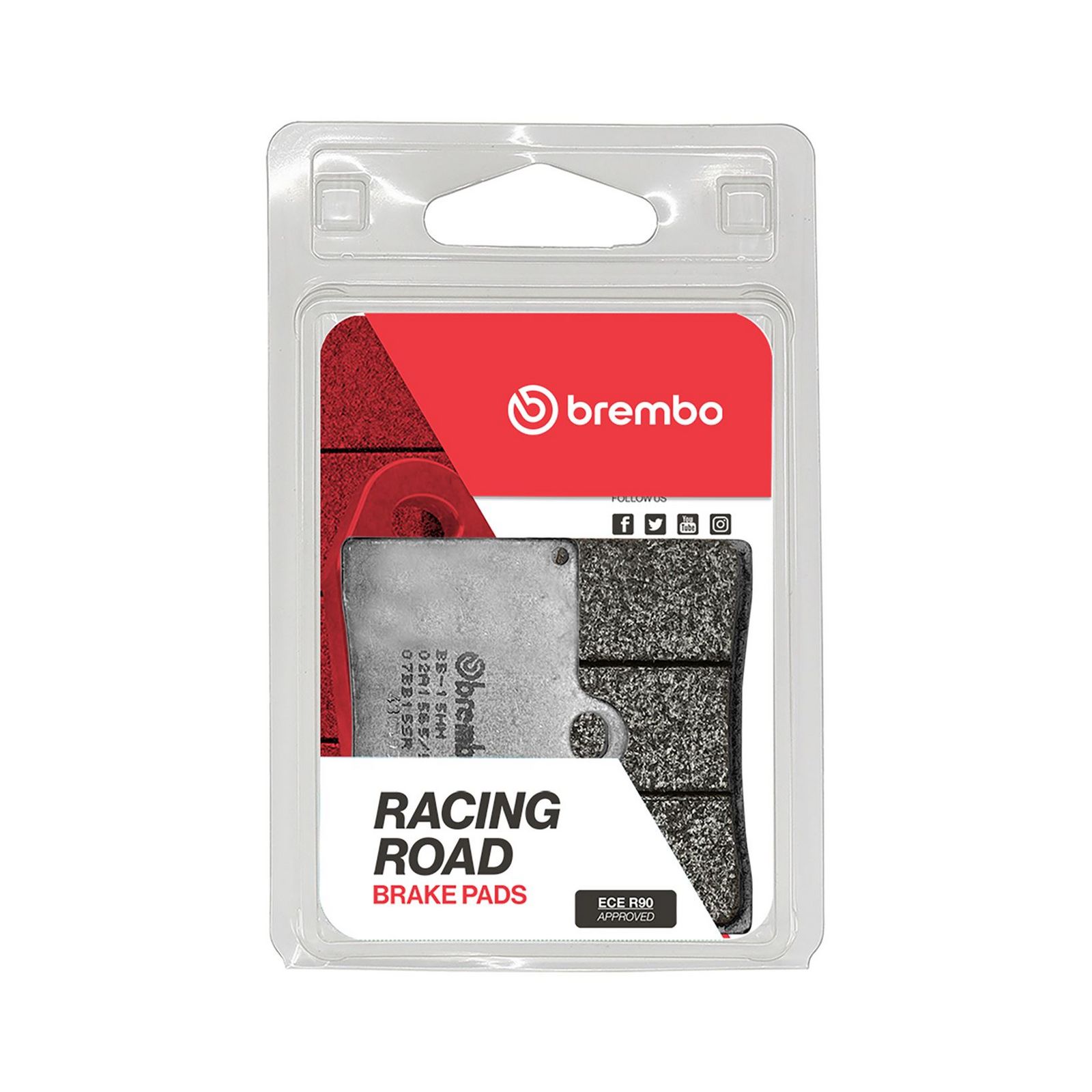 BREMBO 07BB15SR - Bremsbelagsatz, Scheibenbremse