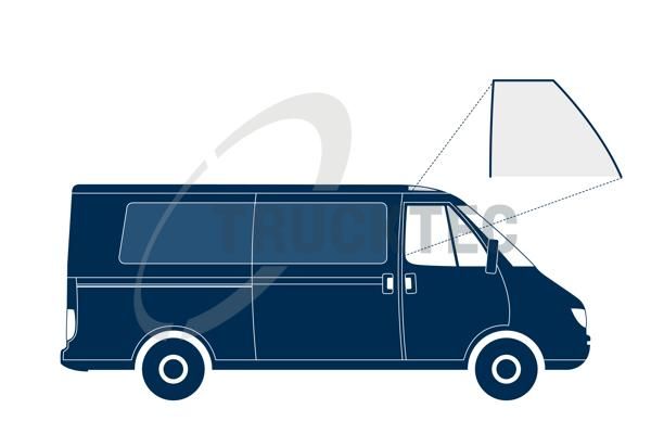 TRUCKTEC AUTOMOTIVE 01.67.161 - Zier-/Schutzleiste, Seitenscheibe