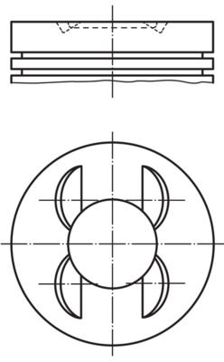 MAHLE 001 13 00 - Kolben