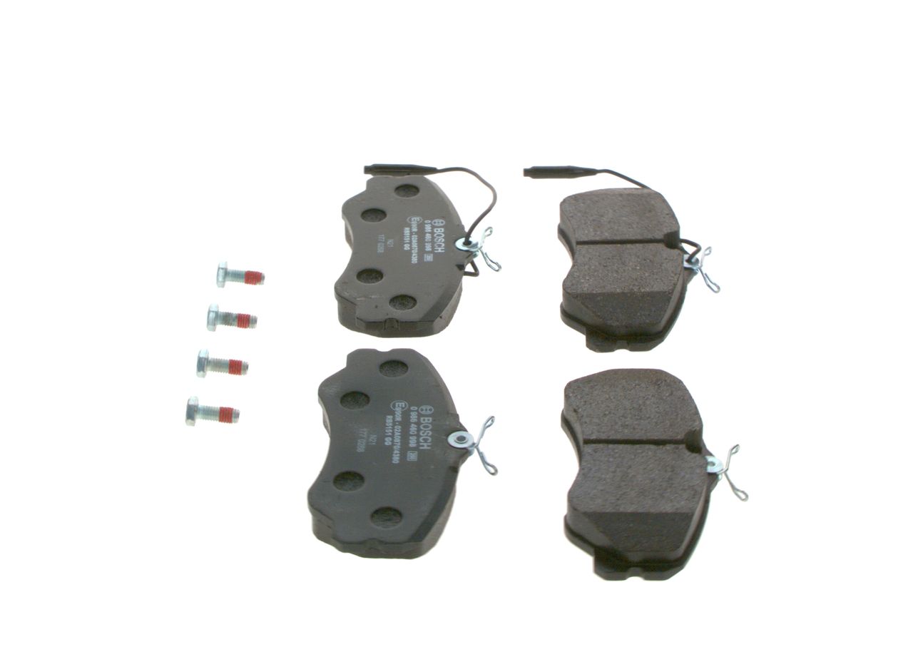 BOSCH 0 986 460 998 - Bremsbelagsatz, Scheibenbremse