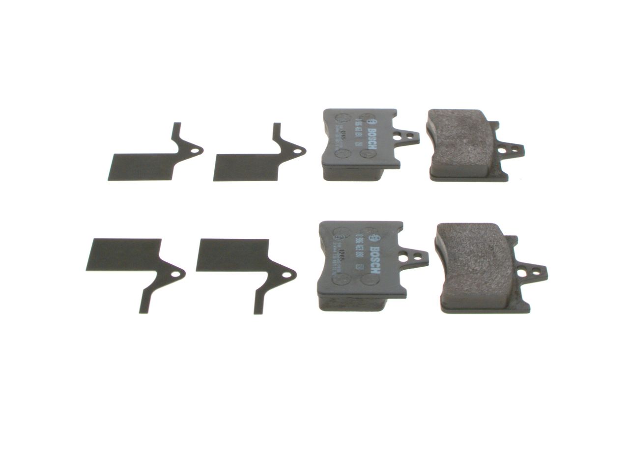 BOSCH 0 986 463 890 - Bremsbelagsatz, Scheibenbremse