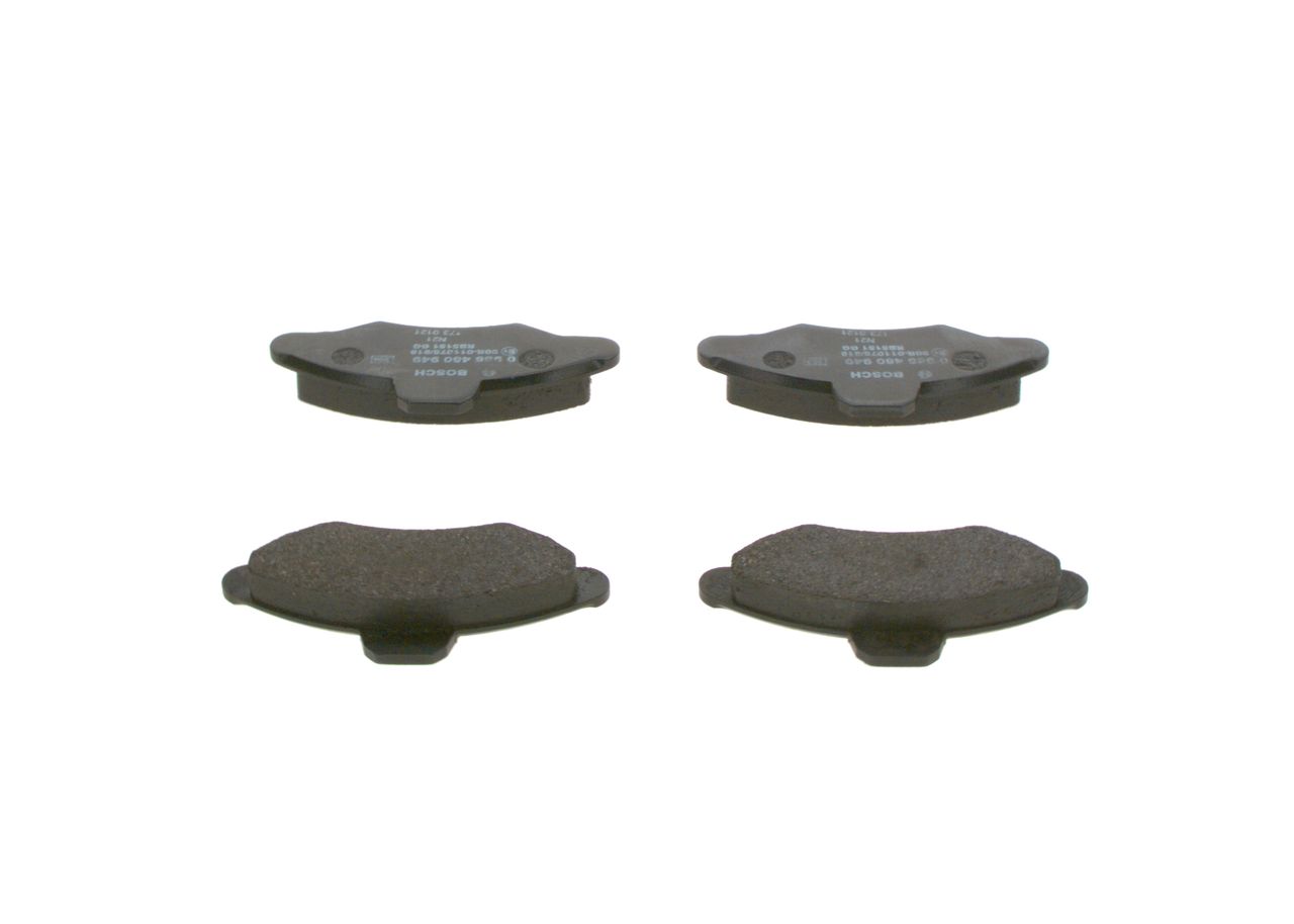 BOSCH 0 986 460 949 - Bremsbelagsatz, Scheibenbremse
