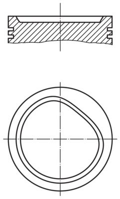 MAHLE 082 72 00 - Kolben