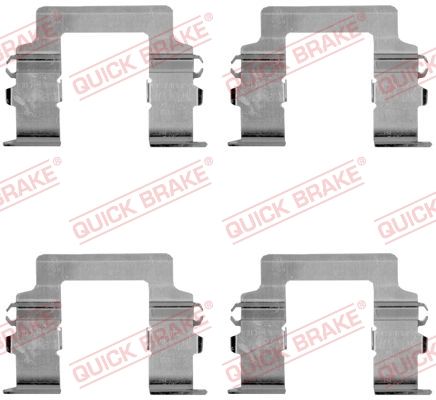 QUICK BRAKE 109-1161 - Zubehörsatz, Scheibenbremsbelag