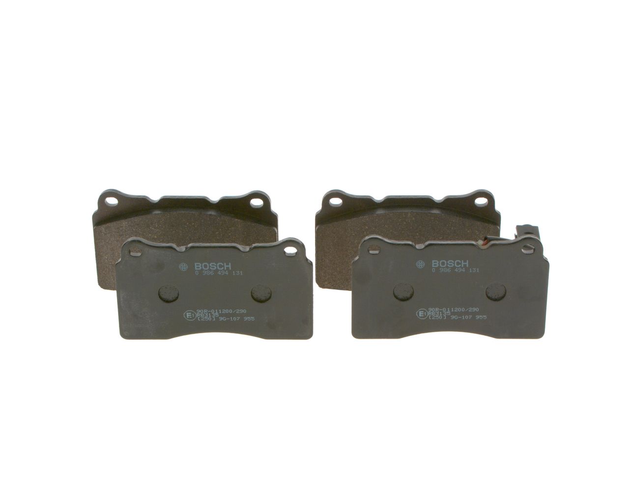 BOSCH 0 986 494 131 - Bremsbelagsatz, Scheibenbremse