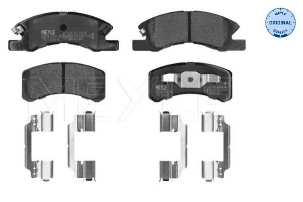 MEYLE 025 242 2914/W - Bremsbelagsatz, Scheibenbremse