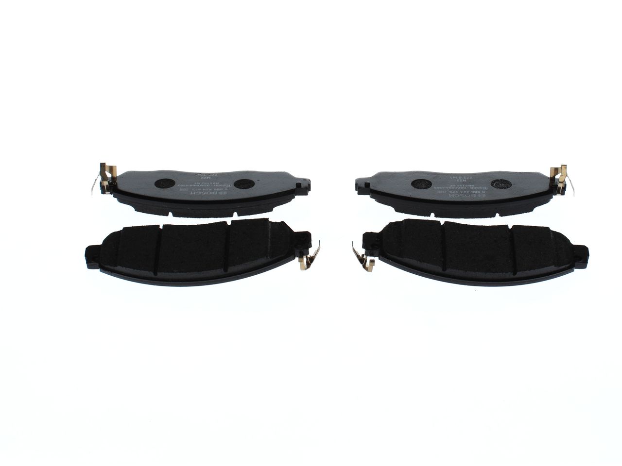 BOSCH 0 986 424 973 - Bremsbelagsatz, Scheibenbremse