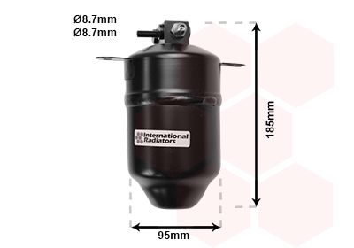 VAN WEZEL 0600D001 - Trockner, Klimaanlage