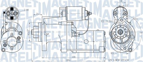 MAGNETI MARELLI 063721439010 - Starter